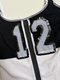 Load image into Gallery viewer, 00's Sporty sequin mesh detail tank • Size XS
