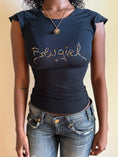 Load image into Gallery viewer, 00's Blugirl by Blumarine diamante baby tee • Size XS
