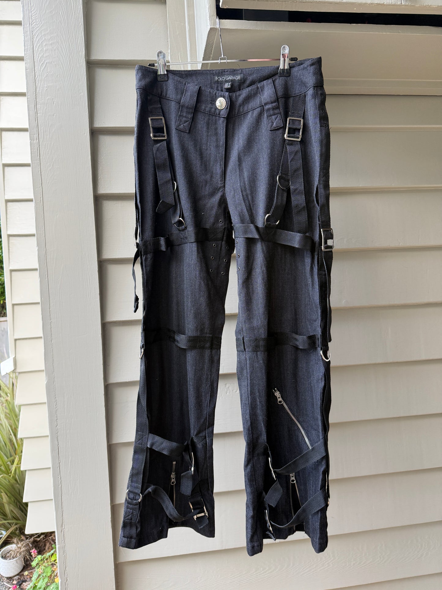 00's Polo Garage wool blend Utility pants • Size 8