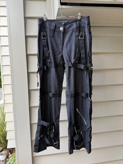 00's Polo Garage wool blend Utility pants • Size 8