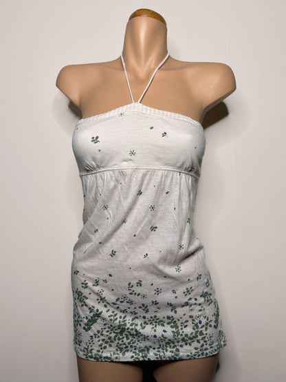 00's Abercrombie & Fitch cotton halter • Size S