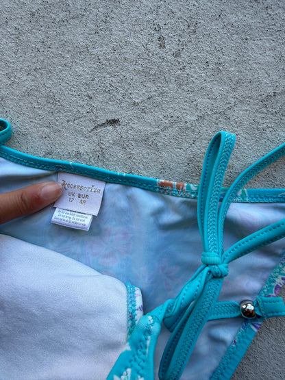 00’s Pattern sequin bikini • Size M