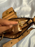 Load image into Gallery viewer, 00's Guess studded multicolour monogram baguette bag
