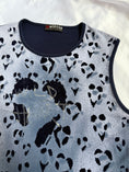 Load image into Gallery viewer, 00's Morgan mesh velvet cheetah pattern tank • Size L
