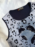 Load image into Gallery viewer, 00's Morgan mesh velvet cheetah pattern tank • Size L
