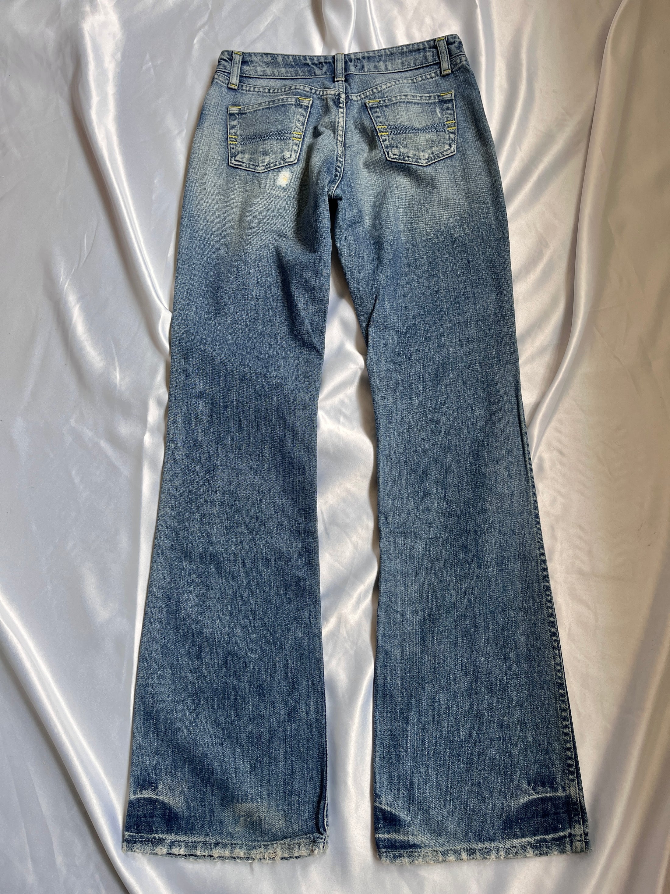 00's Morgan stone wash flared jeans