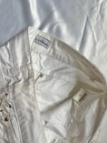 Load image into Gallery viewer, 00's White lace up denim micro shorts
