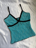 Load image into Gallery viewer, 00's Shimmery lace cami
