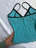 Load image into Gallery viewer, 00's Shimmery lace cami
