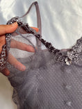 Load image into Gallery viewer, 00's Purple lace mesh cami
