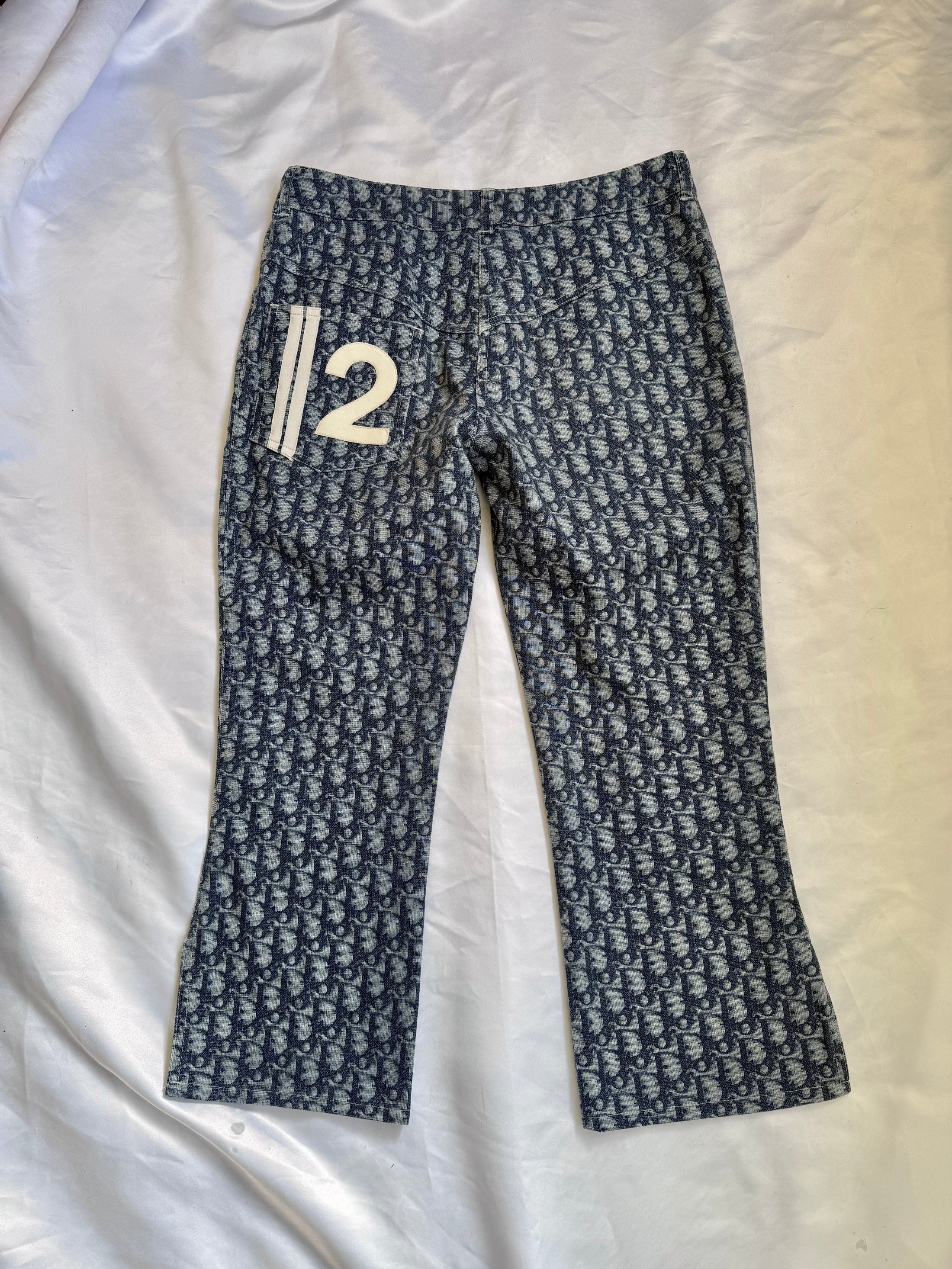 RARE 2003 Dior by Galliano monogram capris