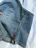 Load image into Gallery viewer, 00's Excalibur denim tie halter
