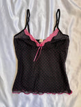 Load image into Gallery viewer, 00's Polka dot mesh cami
