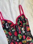 Load image into Gallery viewer, 00's Loliten heart mesh corset
