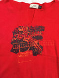 Load image into Gallery viewer, 00's Red cotton print baby tee
