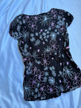 Load image into Gallery viewer, 00's Next flower ribbon tie back top

