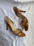 Load image into Gallery viewer, 00's Chanel tan leather strappy heels • Size EU 39
