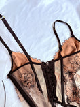 Load image into Gallery viewer, Victoria's Secret mesh lace boned corset • Size 12C
