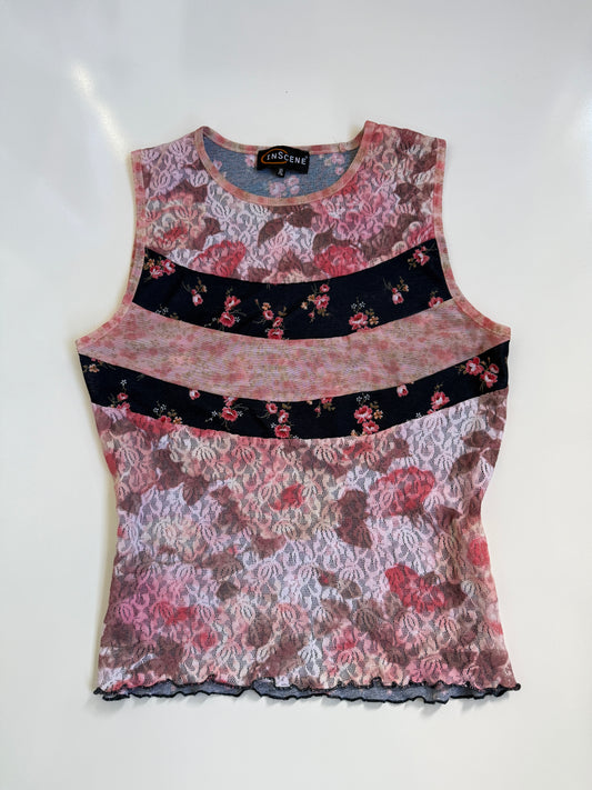 00's Inscene mesh/lace tank  • Size M/L