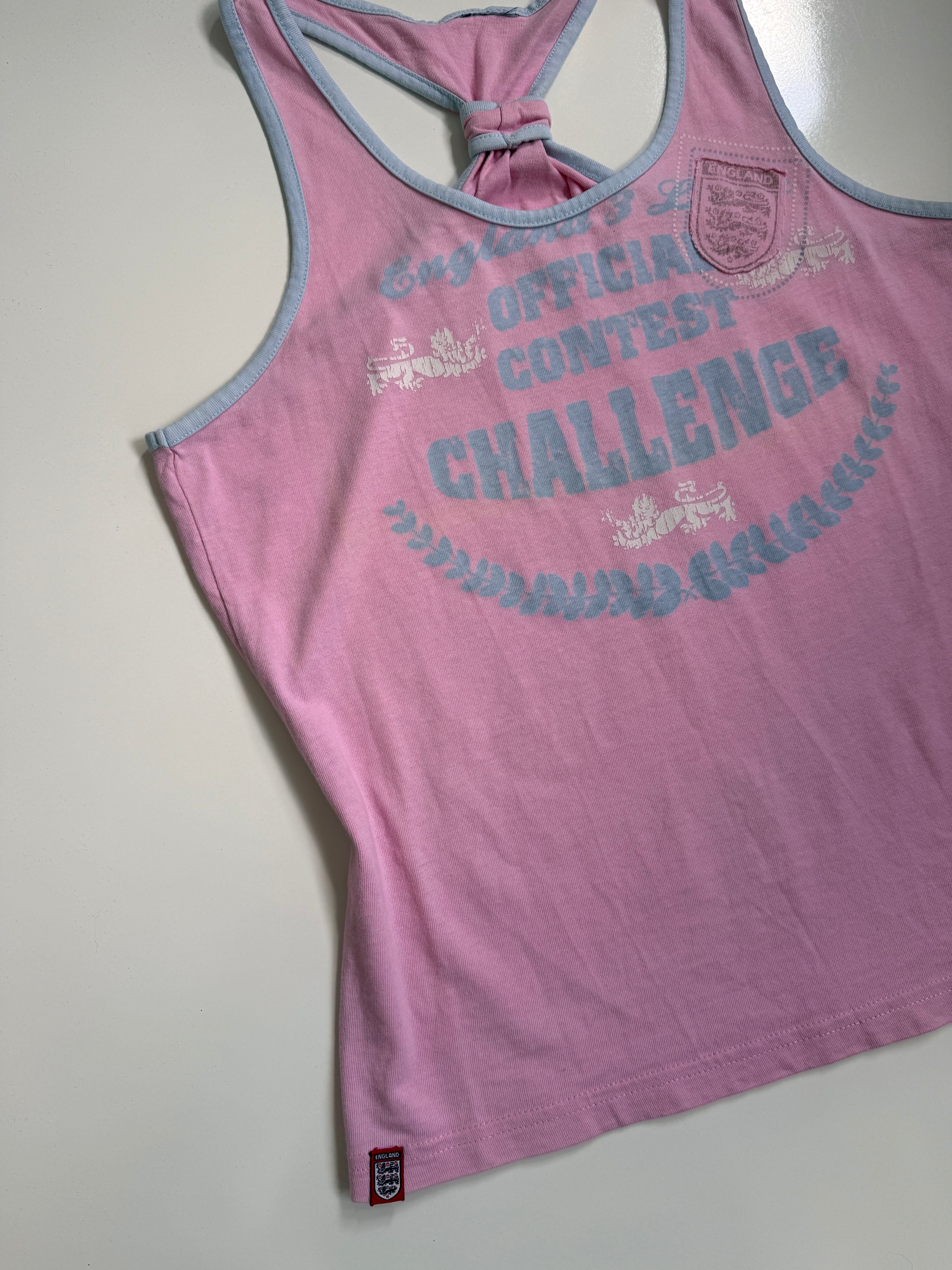 00's England football print tank  • Size L