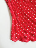 Load image into Gallery viewer, 00's Polka pleat cami w tie straps • Size M
