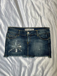 Load image into Gallery viewer, 00's Italian denim micro mini w union jack print
