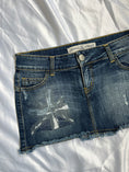 Load image into Gallery viewer, 00's Italian denim micro mini w union jack print

