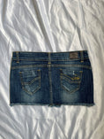 Load image into Gallery viewer, 00's Italian denim micro mini w union jack print

