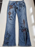 Load image into Gallery viewer, *RARE* 00's Cavalli print low-rise jeans • Size 8
