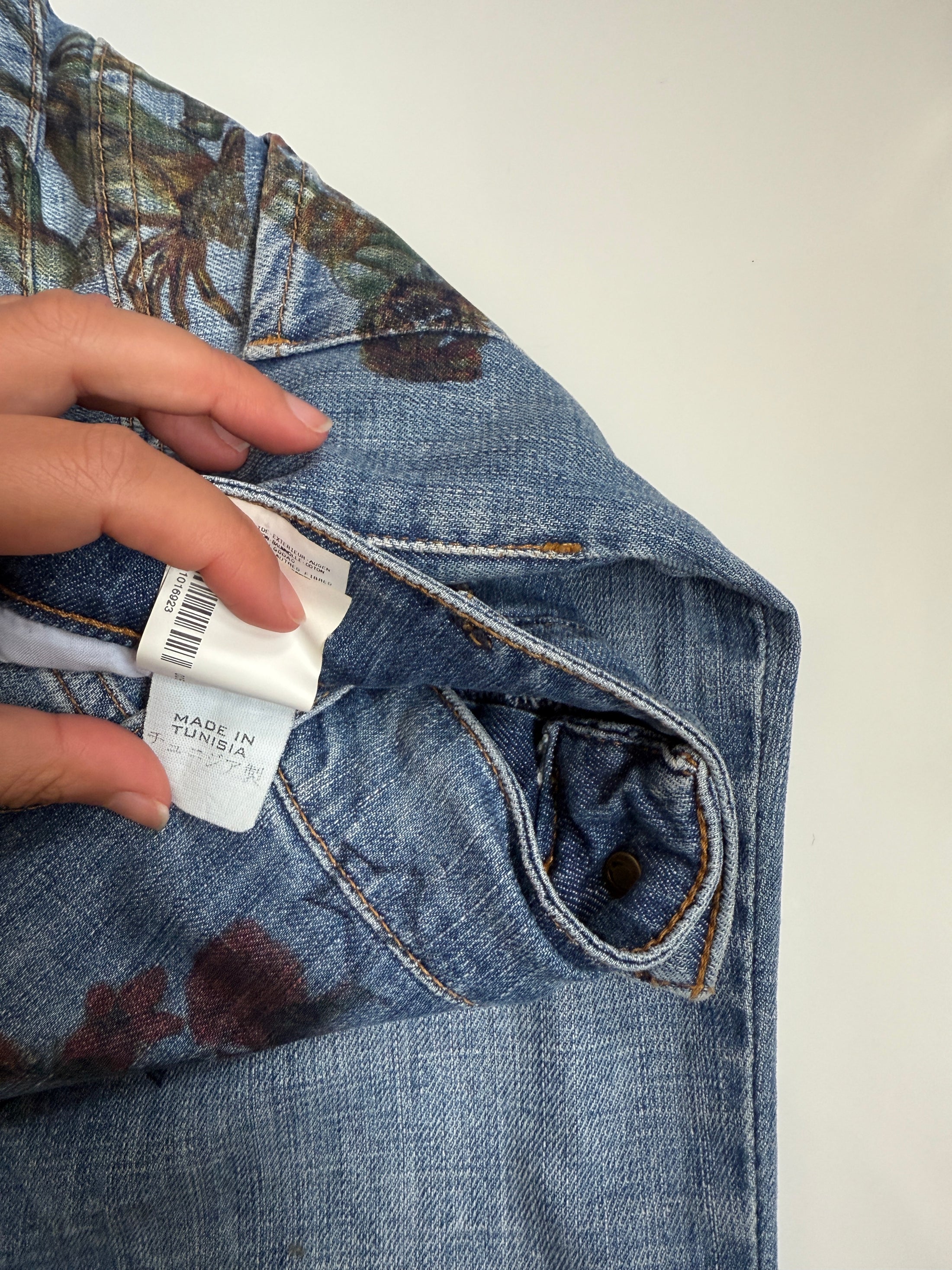 *RARE* 00's Cavalli print low-rise jeans • Size 8