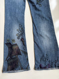 Load image into Gallery viewer, *RARE* 00's Cavalli print low-rise jeans • Size 8

