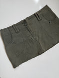 Load image into Gallery viewer, 00's Next khaki denim micro mini • Size 8
