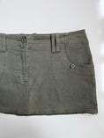 Load image into Gallery viewer, 00's Next khaki denim micro mini • Size 8

