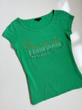 Load image into Gallery viewer, 00's Vero Moda diamante baby tee • Size S
