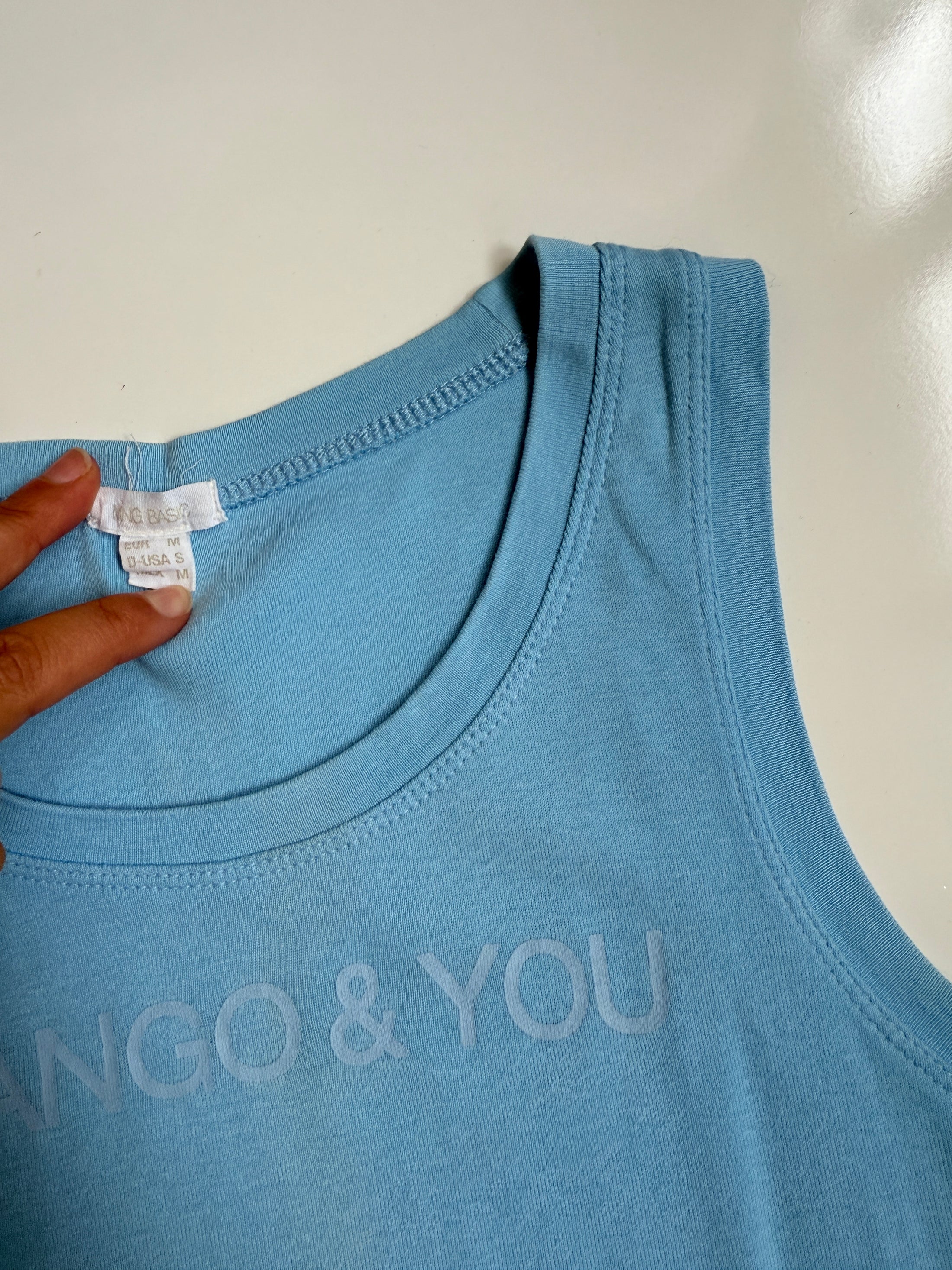 00's Mango cotton tank • Size S/M