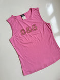 Load image into Gallery viewer, 00's D&G pink tank w motif logo • Size M
