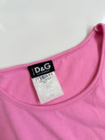 Load image into Gallery viewer, 00's D&G pink tank w motif logo • Size M
