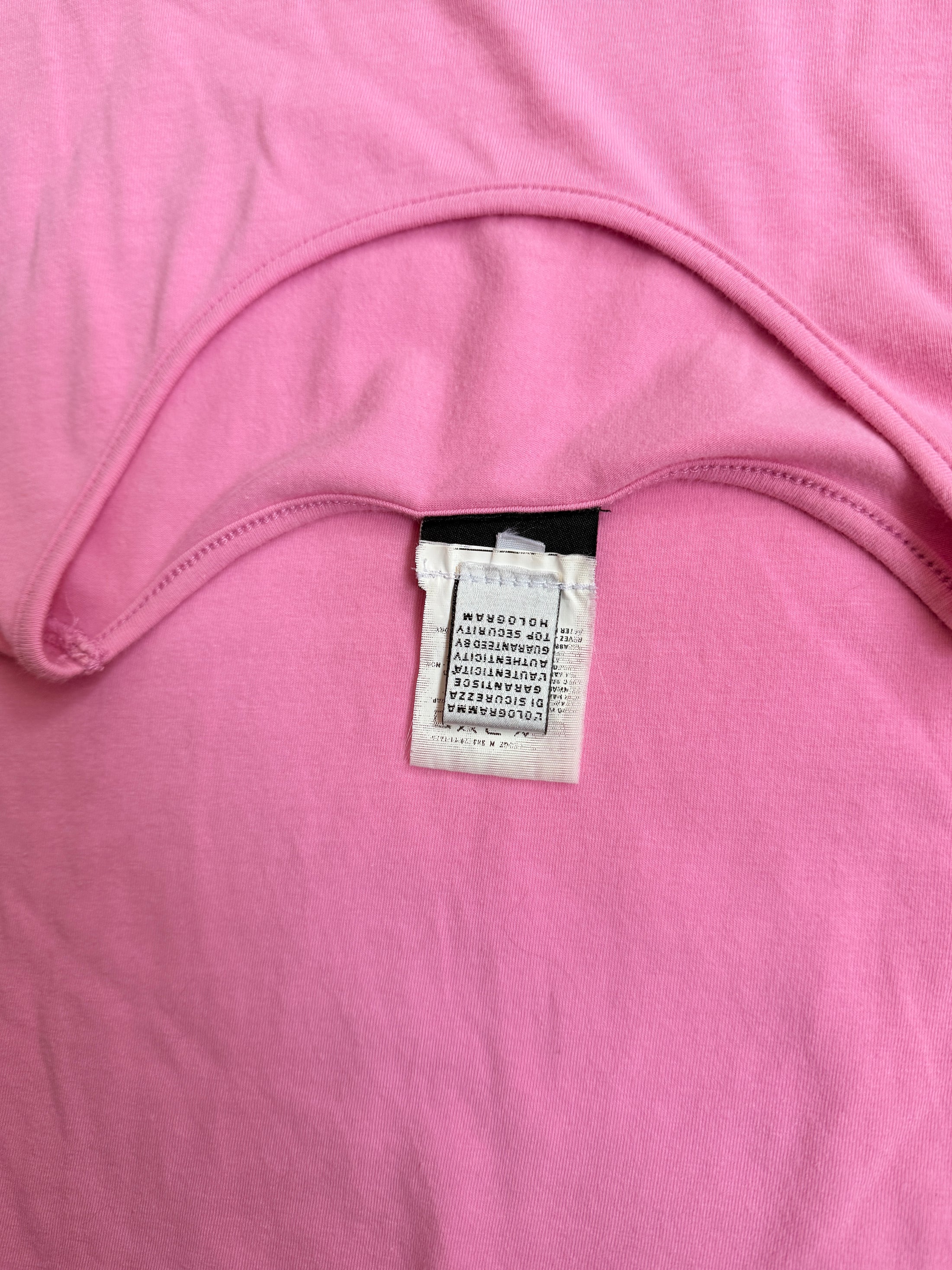 00's D&G pink tank w motif logo • Size M