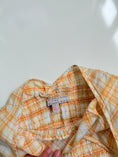 Load image into Gallery viewer, 00's Zara plaid cotton ruched tie halter • Size M

