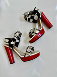 Load image into Gallery viewer, 00's Dolce & Gabbana buckle strappy heels • Size 7
