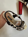Load image into Gallery viewer, 00's Dolce & Gabbana buckle strappy heels • Size 7
