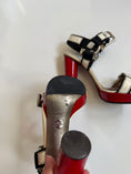 Load image into Gallery viewer, 00's Dolce & Gabbana buckle strappy heels • Size 7
