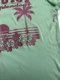 Load image into Gallery viewer, 00's Juicy Couture pale green baby tee w glitter print • Size M
