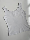 Load image into Gallery viewer, 00's Playboy cotton tank w grommet detail • Size S
