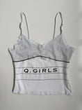 Load image into Gallery viewer, 00's 'Q. Girls' polka dot lace trim cami • Size S
