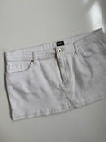 Load image into Gallery viewer, 00's Dolce & Gabbana white denim micro mini • Size 10

