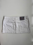 Load image into Gallery viewer, 00's Dolce & Gabbana white denim micro mini • Size 10
