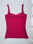 Load image into Gallery viewer, 00's Intimissimi hot pink lace cami • Size L
