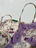 Load image into Gallery viewer, 00's Italian Bennetton sheer cami w lace trim • Size XS
