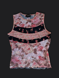 Load image into Gallery viewer, 00's Inscene mesh/lace tank  • Size L/XL
